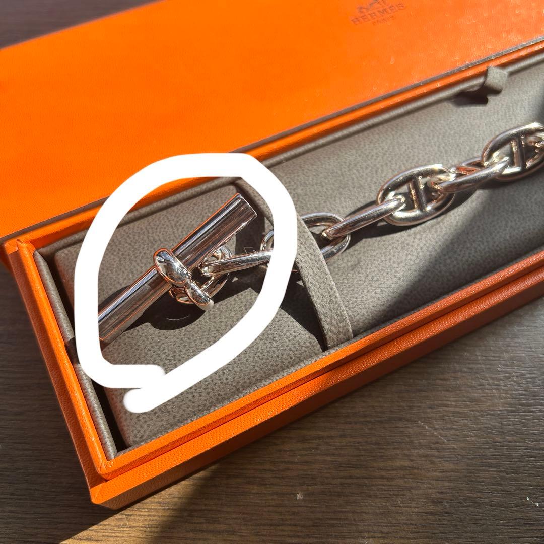 ジュホウ　エルメス　シェーヌダンクルブレスレット GM