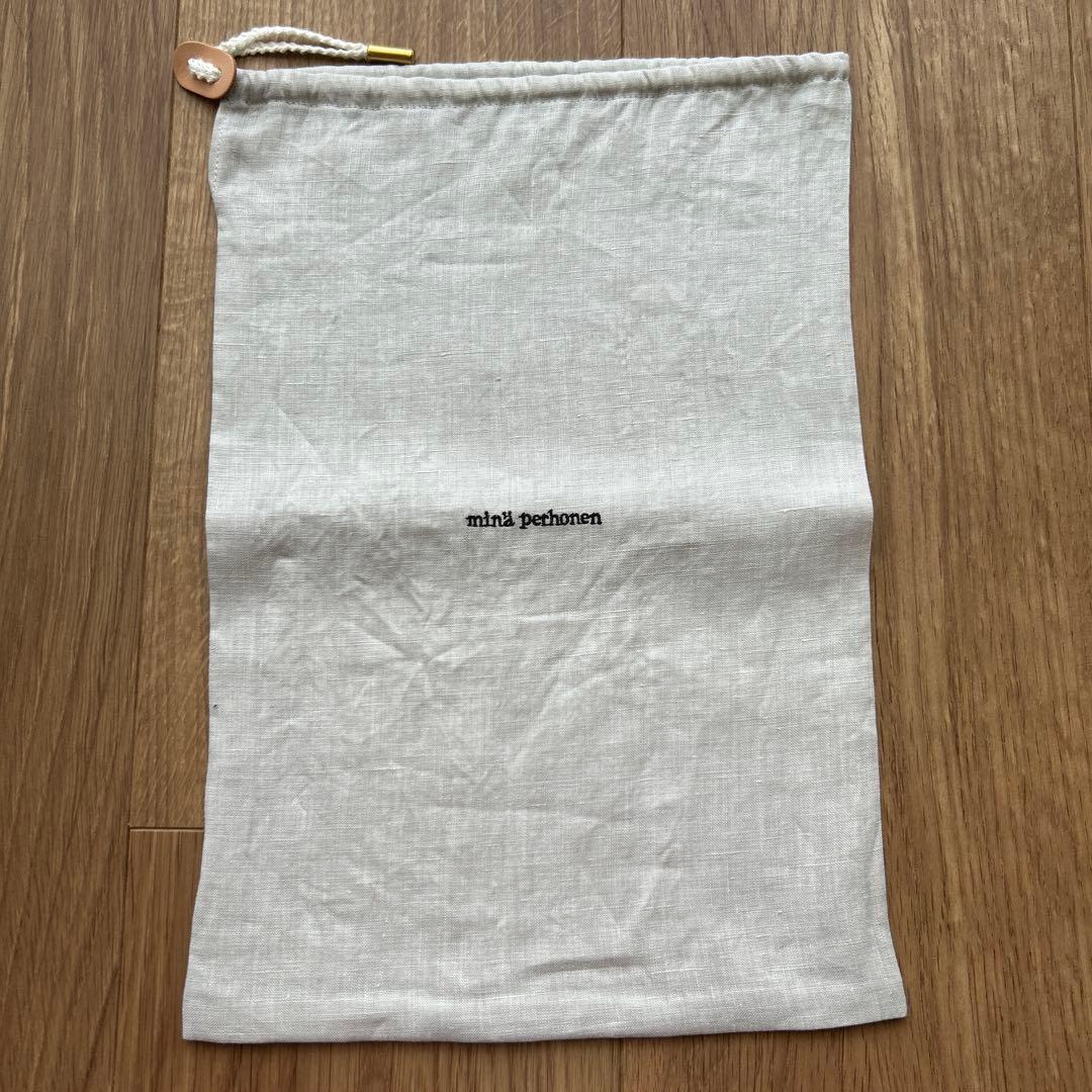 【極美品】ミナペルホネン ライナースリップ ペチドレス 麻 リネン ライトグレー