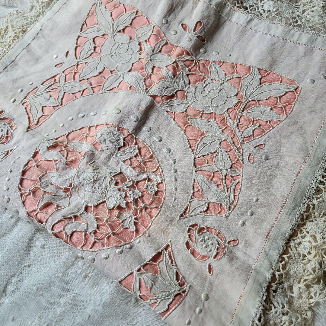 【Little House antiqun様】フランスアンティーク　レース天使