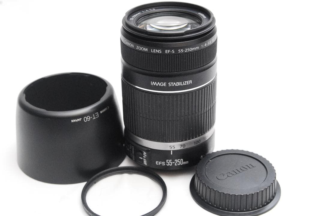CANON ZOOM LENS EFS 55-250mm IS 良品