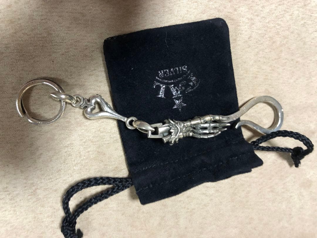 F.A.Lエフエーエル4.3万キーチェーンキーリング シルバー製 ストフリ