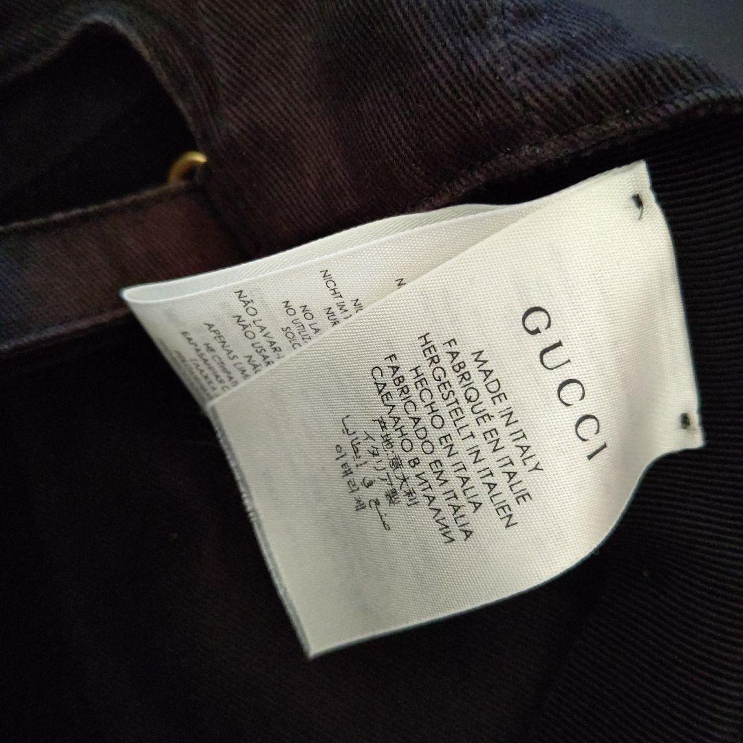 GUCCI ワールドワイド ロゴ ベースボールキャップ