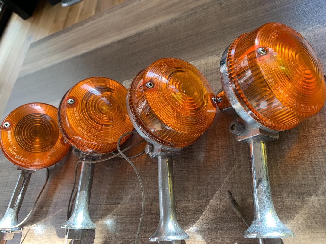 カワサキ　Z2　純正　ウインカー＆ステー　当時物