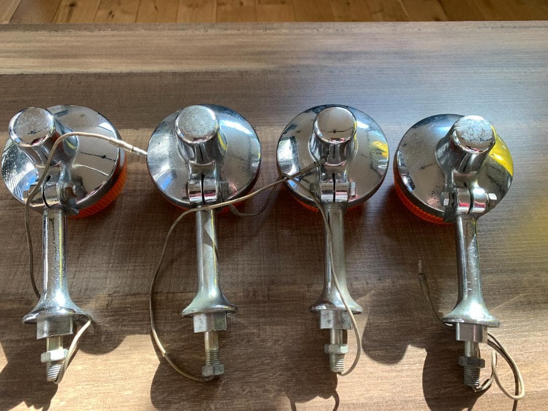 カワサキ　Z2　純正　ウインカー＆ステー　当時物