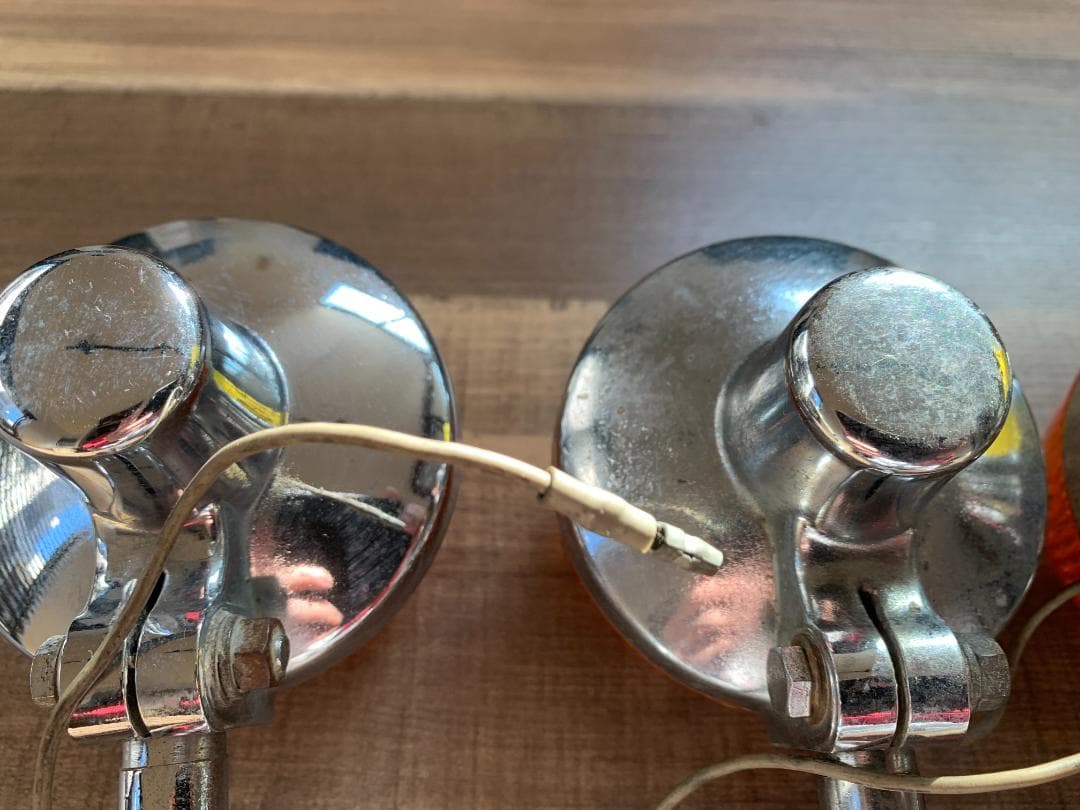 カワサキ　Z2　純正　ウインカー＆ステー　当時物