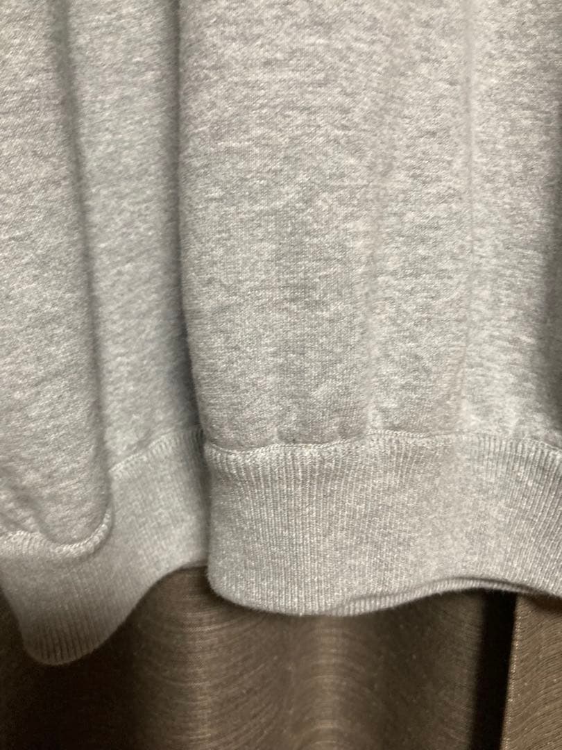 apple_nike 　YAECA STOCK裏起毛スウェット（グレー)