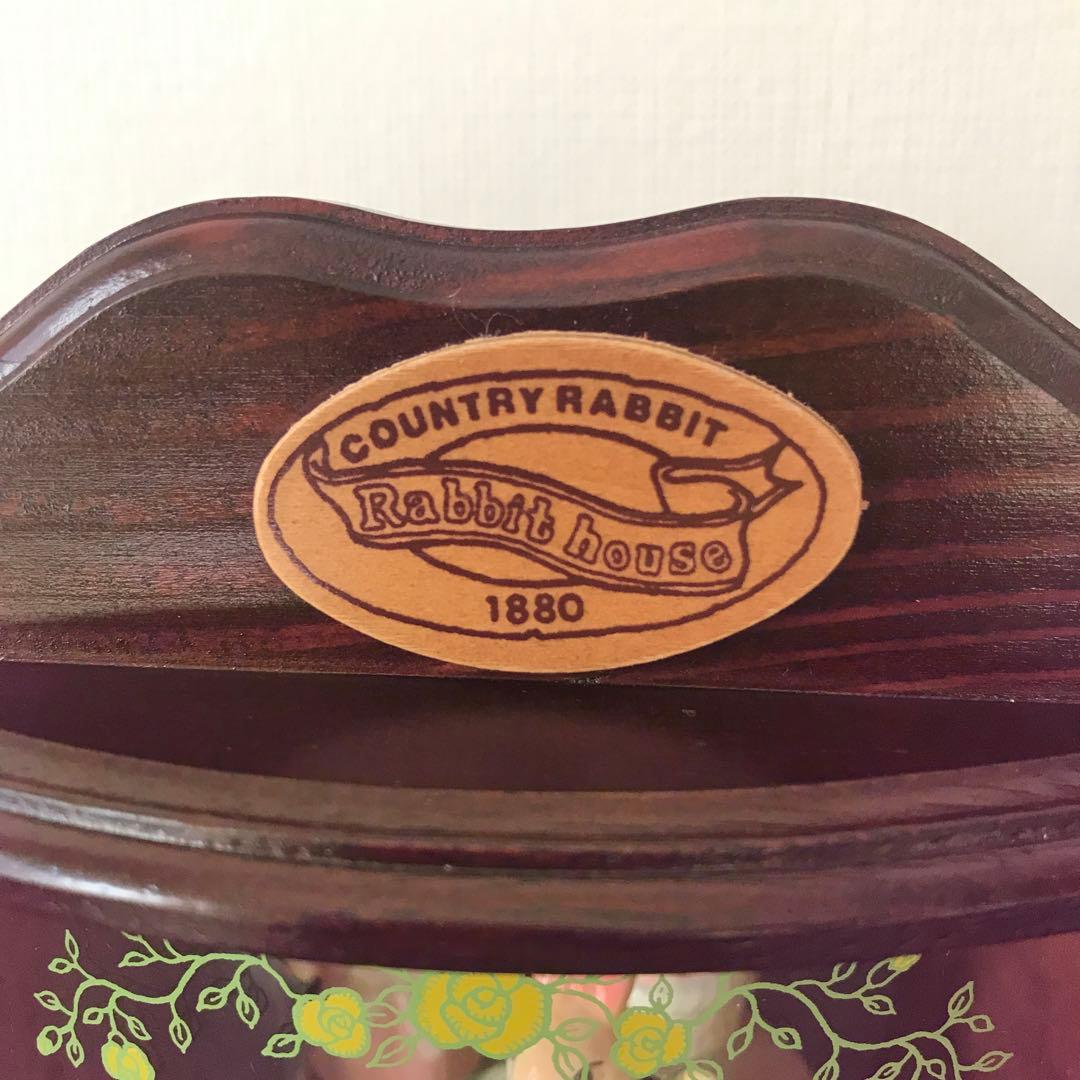 ラビットハウス　オルゴール付き宝石箱　ジュエリーボックス カントリー