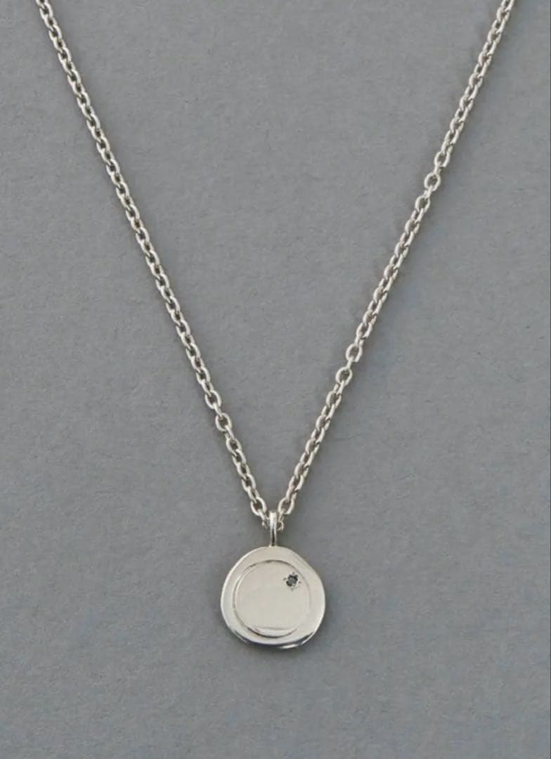 ［ete］ブラックダイヤモンドネック レス