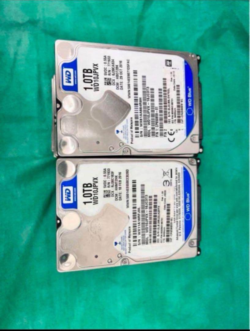 HDD 1TBGB×10個　動作確認済み