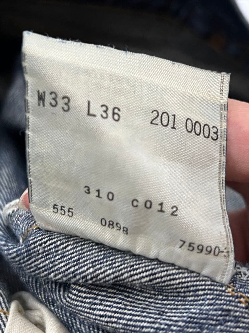 LEVI’S 201XX バレンシア W33 L36