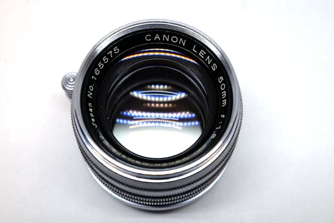 CANON LENS 50mm F1.8 ライカL39マウント
