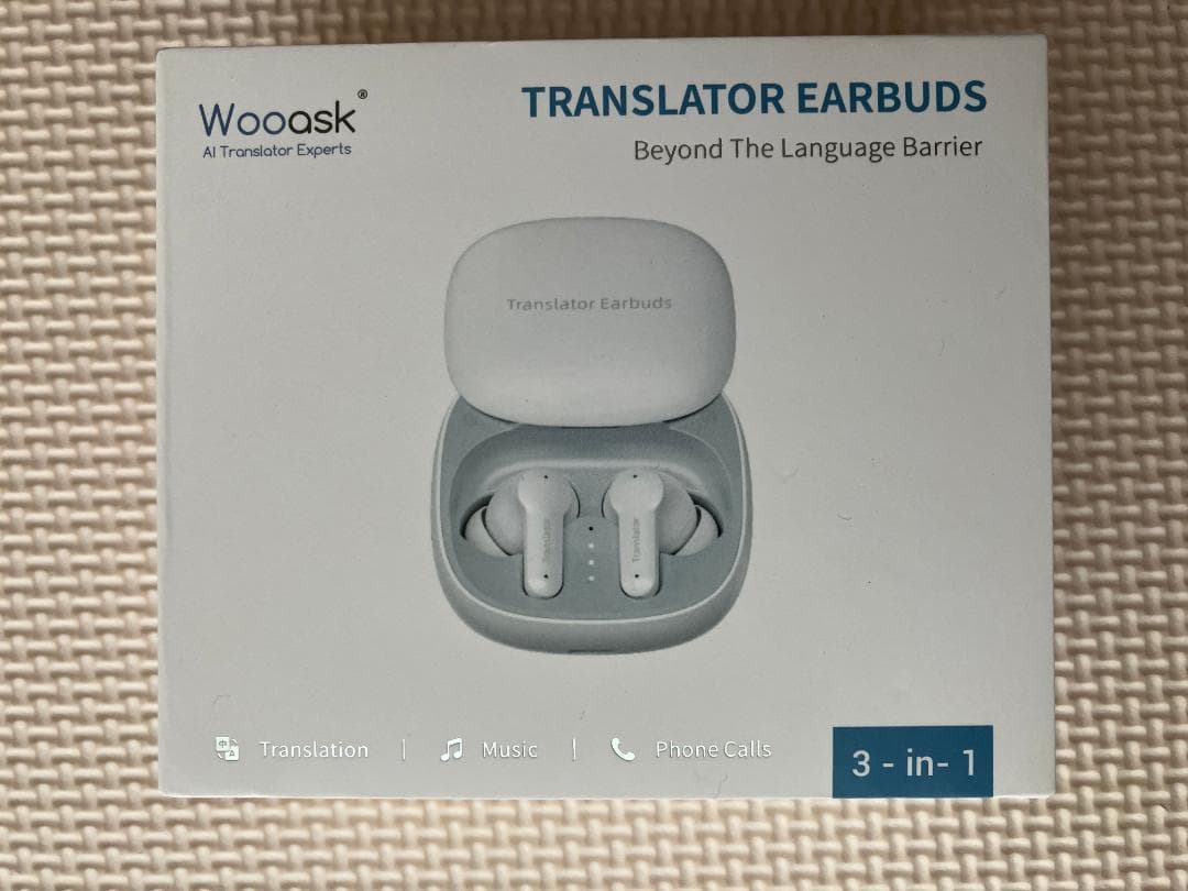 【新品未使用】 Wooask M3 PLUS　イヤホン翻訳機(オンライン版)