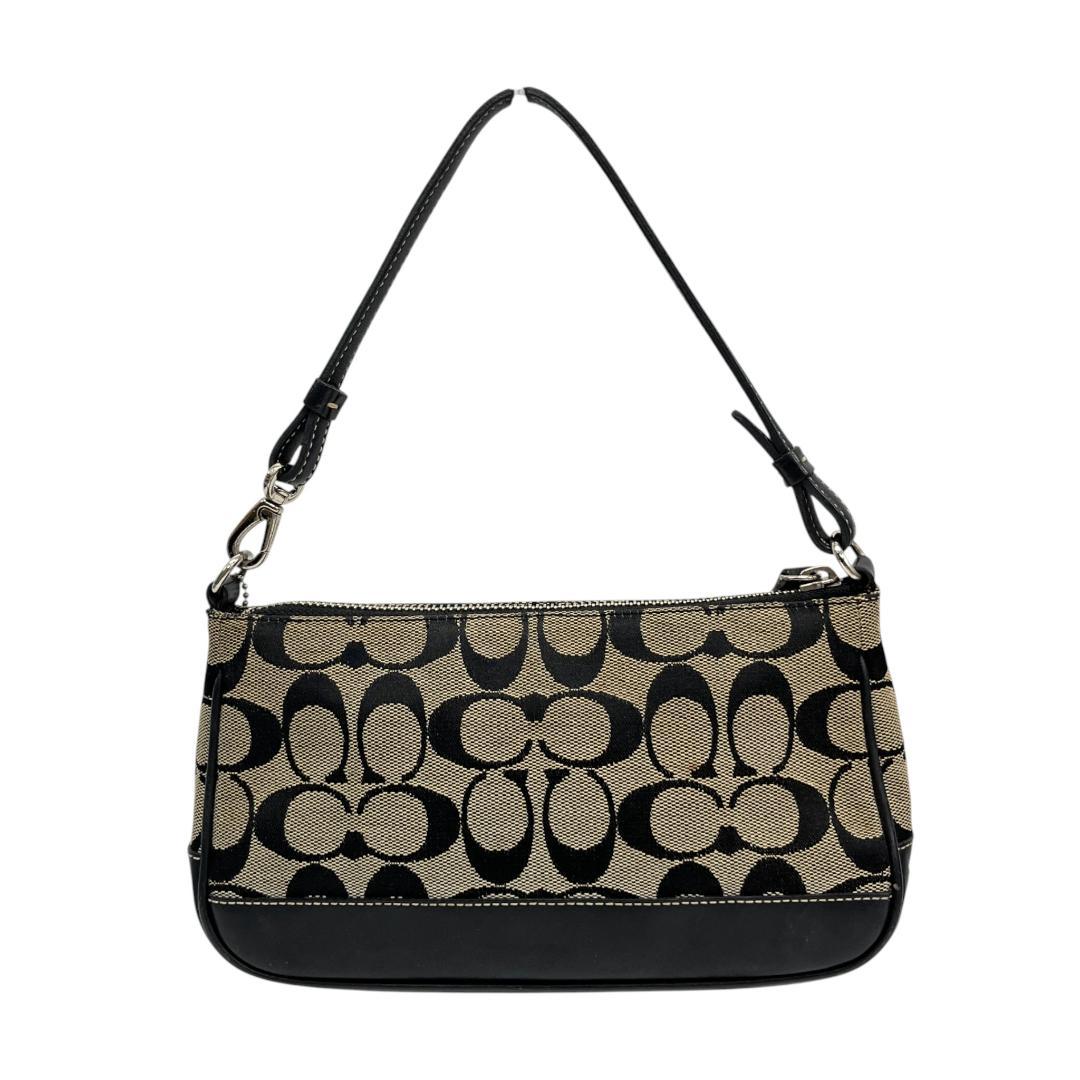 COACH ポーチ ハンドバッグ シグネチャー 6094 シグネチャー 黒
