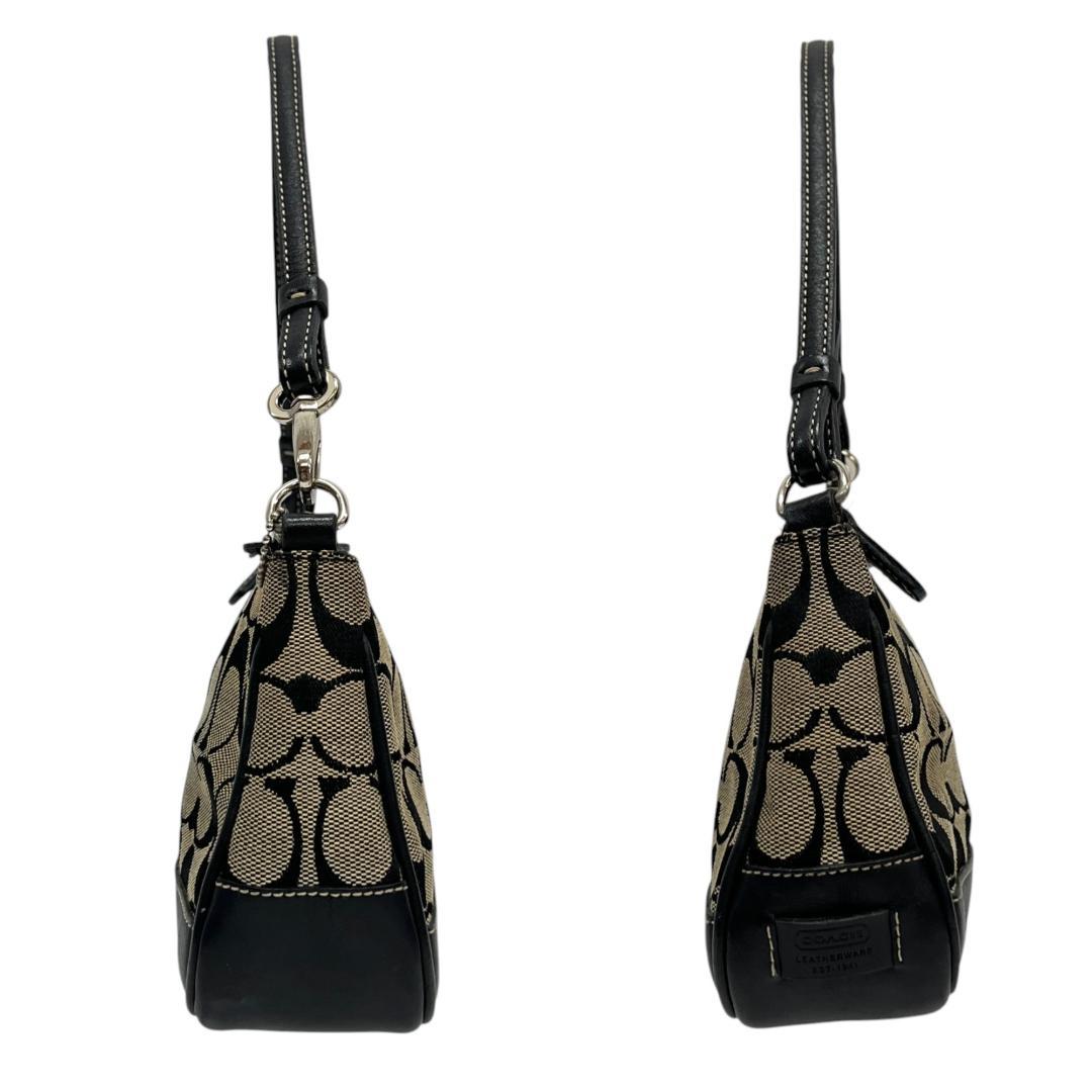 COACH ポーチ ハンドバッグ シグネチャー 6094 シグネチャー 黒