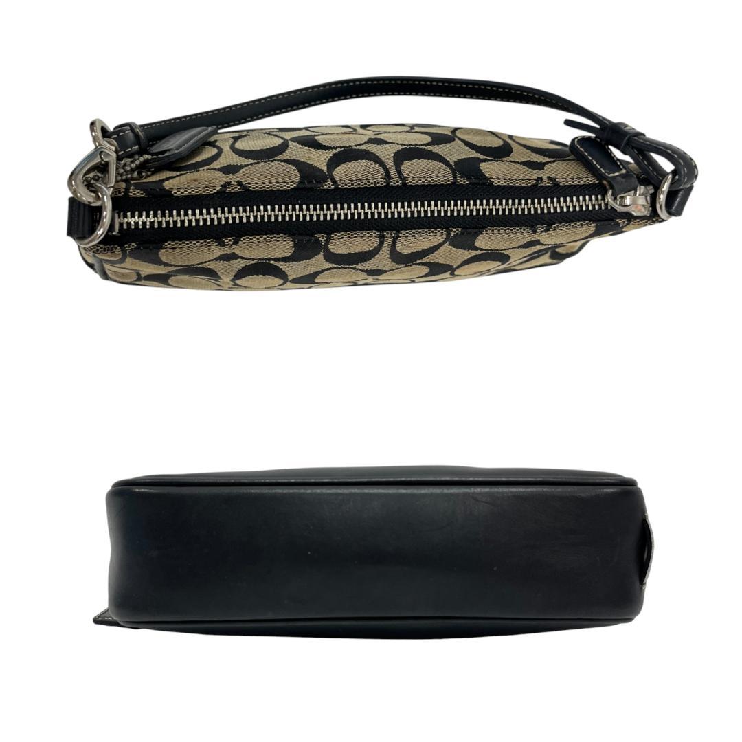 COACH ポーチ ハンドバッグ シグネチャー 6094 シグネチャー 黒