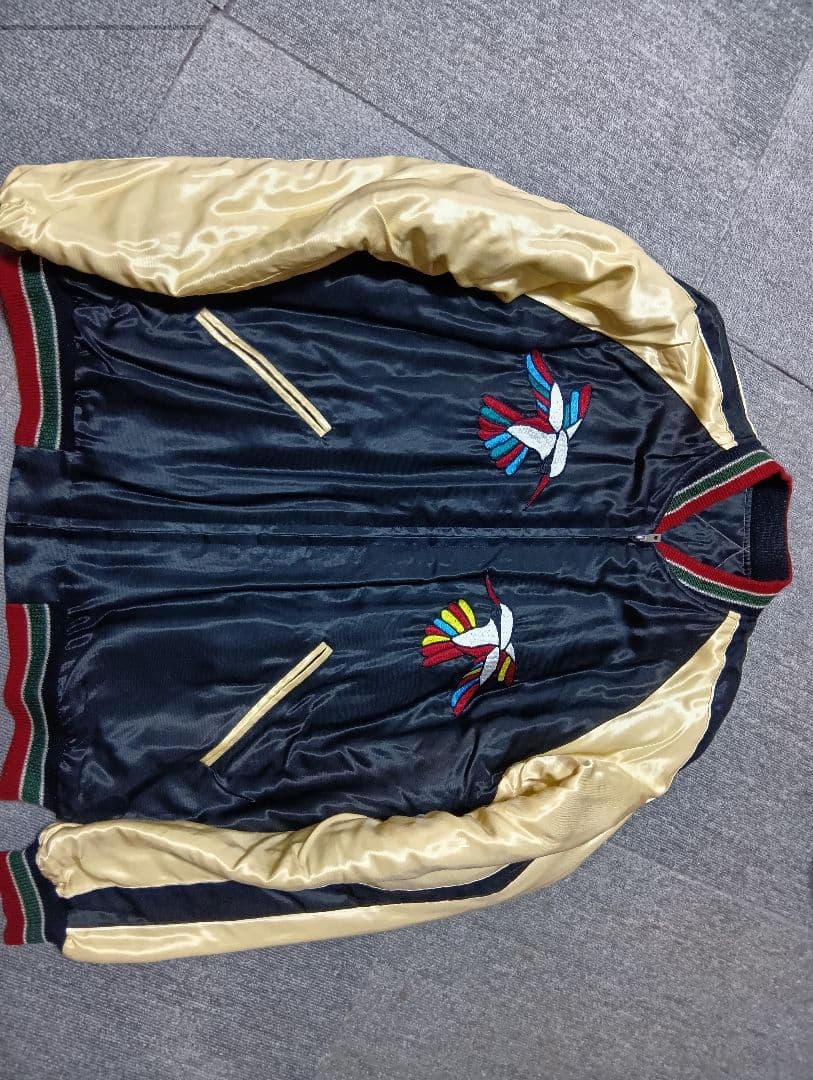 ロ*ん様 テーラー東洋　ハチドリ　ナスカの地上絵　リバーシブル