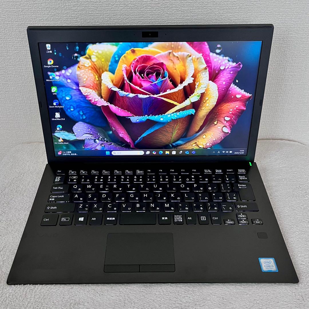 office設定済 VAIO/i5第8世代/メモリ8GB/SSD256GB