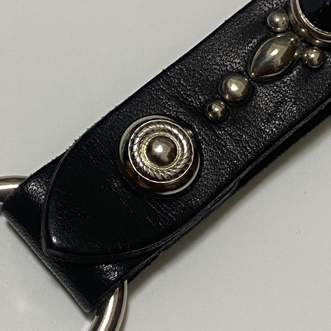 THEREALMcCOY'S レザー　キーホルダー　キーリング　ブラック