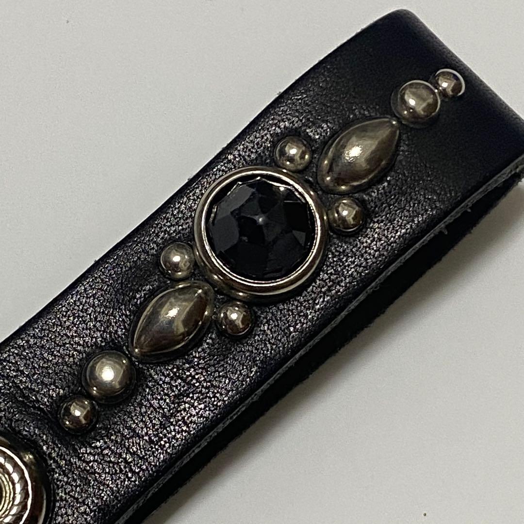 THEREALMcCOY'S レザー　キーホルダー　キーリング　ブラック