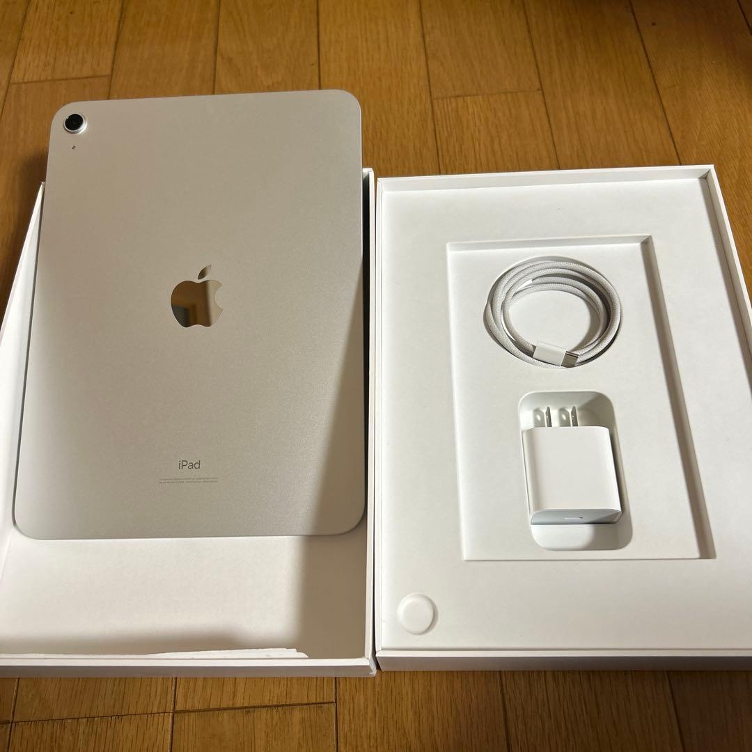 Apple iPad 10.9インチ 第10世代シルバー ケース、タッチペン付