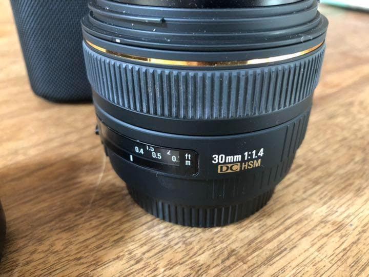 SIGMA 30mm F1.4 EX DC HSM(ケース付）