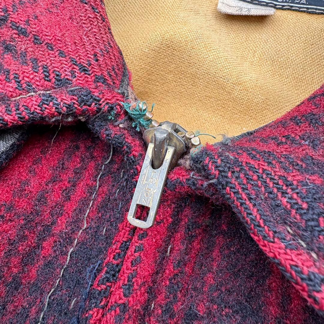 右*肘様 50s Woolrichマッキーノジャケット ハンティングジャケットU