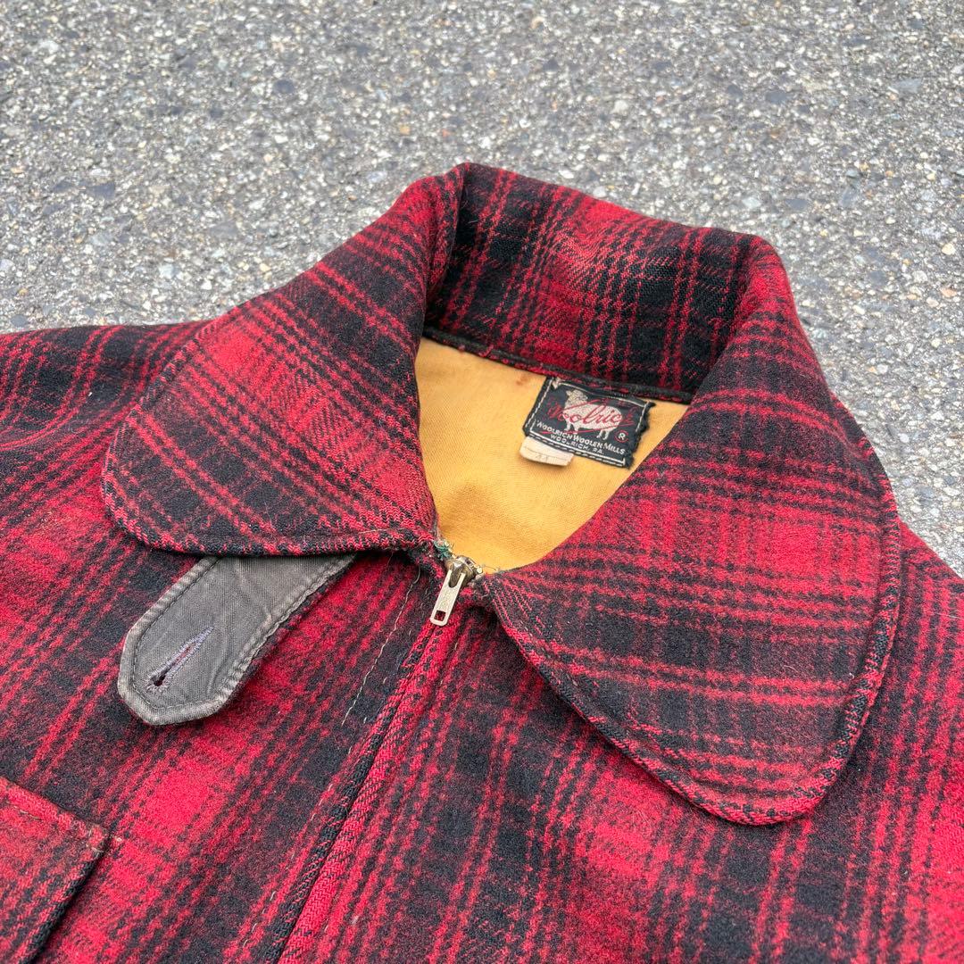 右*肘様 50s Woolrichマッキーノジャケット ハンティングジャケットU
