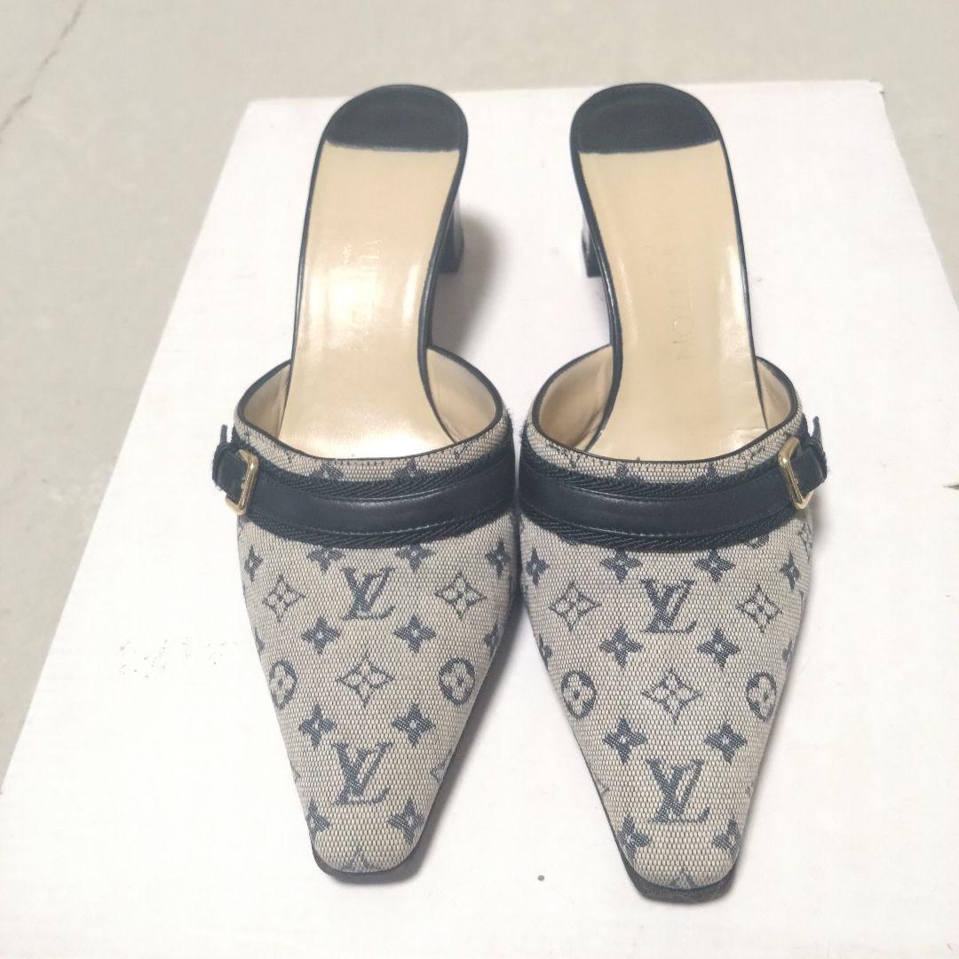 正規品 ルイヴィトン ミュール モノグラムミニ 23.5cm