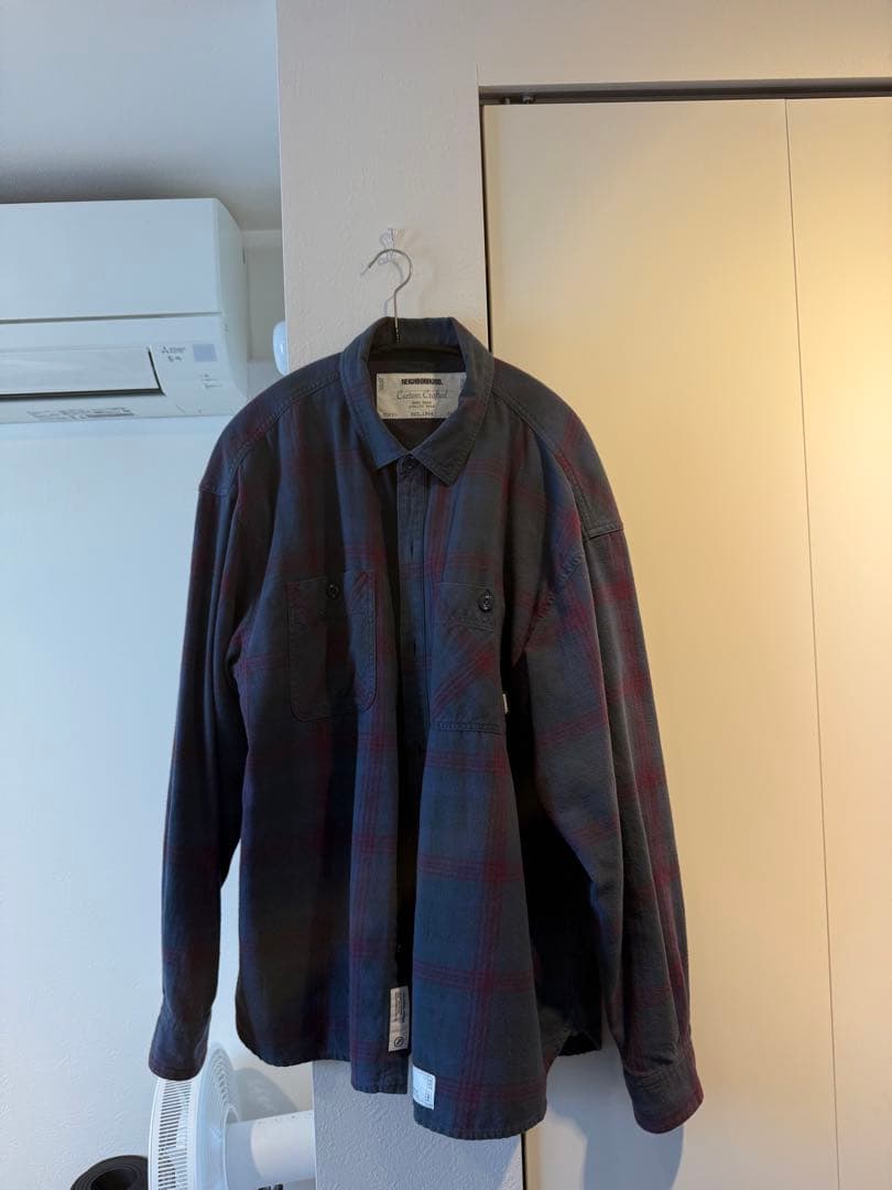 トップス NEIGHBORHOOD 25SS SAVAGE TARTAN CHECK