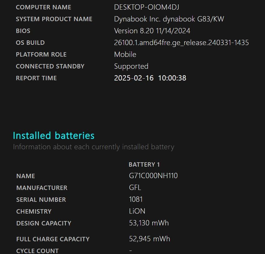 東芝　Dynabook G83/KW　高性能　2023年モデル(K-201)