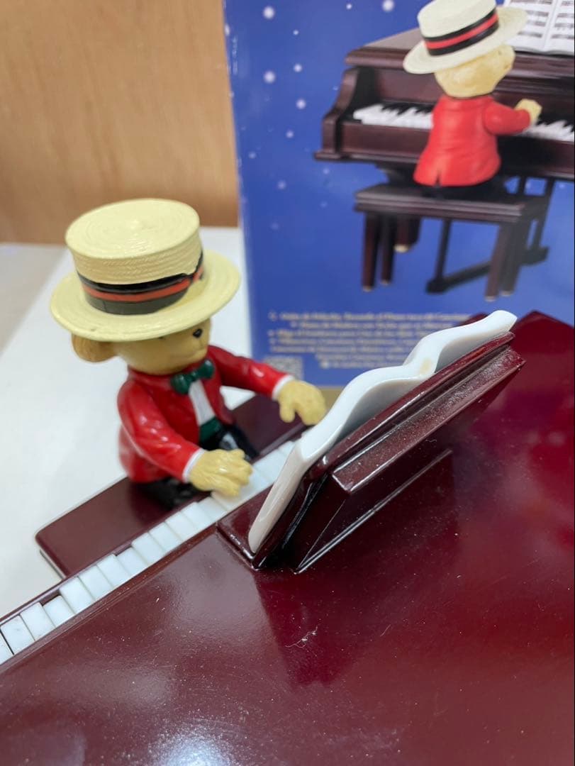 ★ミスタークリスマス テディベア ピアノ オルゴール ゴールドラベル 60曲入★