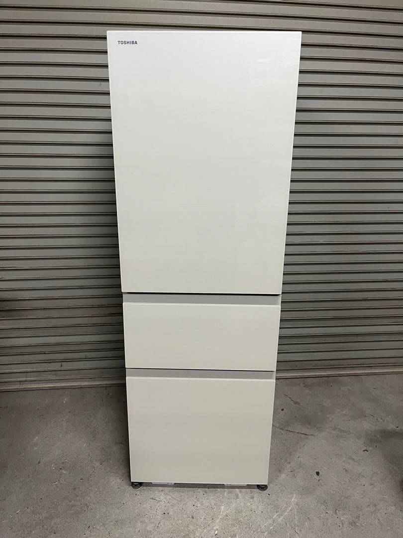 ☆5.TOSHIBA 356L 3ドア冷蔵庫 GR-U36SV 右開き