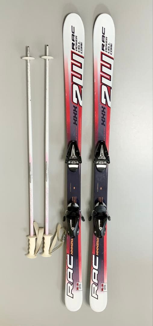 スキー4点セット　BXB 板150cm／ブーツ24cm-24.5cm