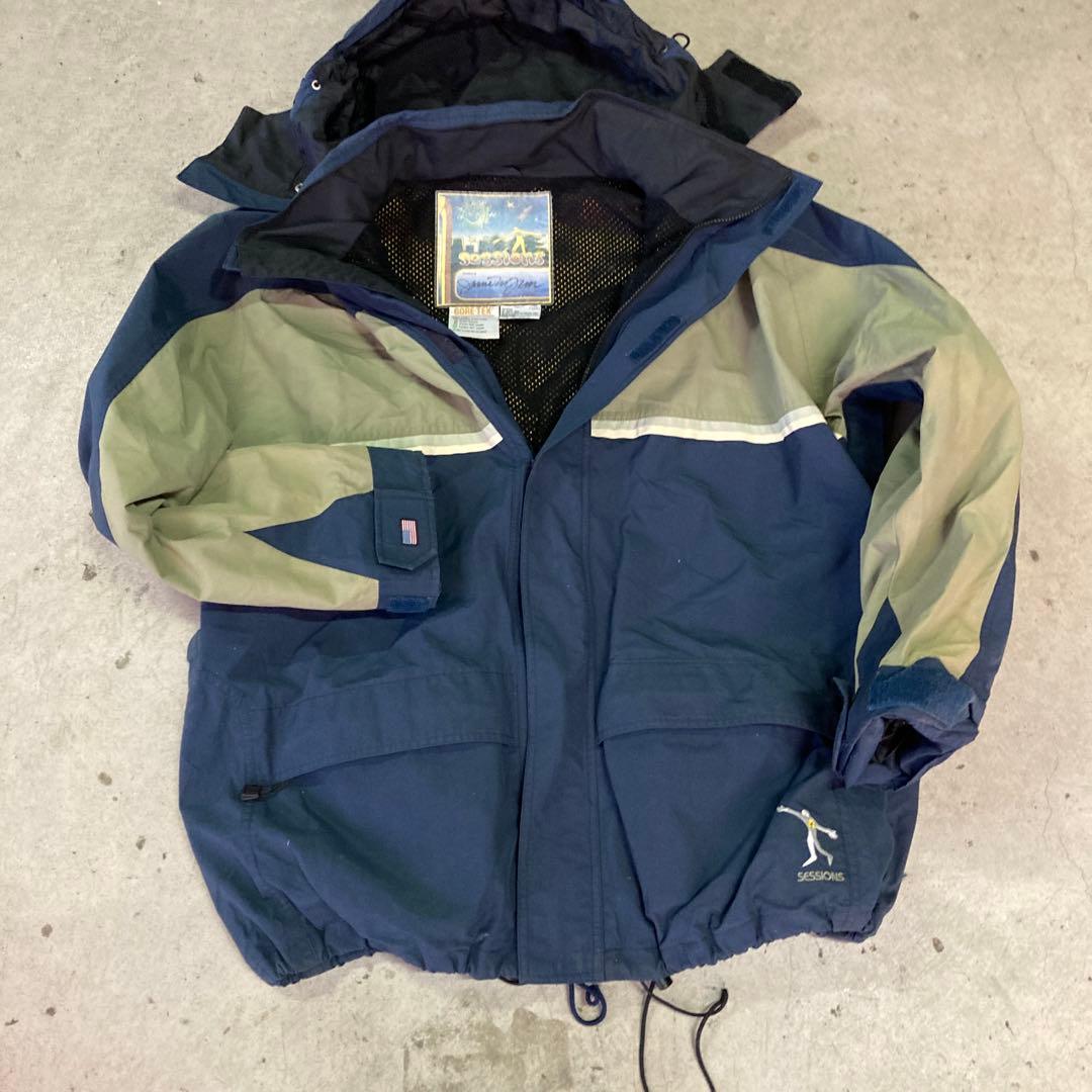 GORE-TEX® スノーボードジャケット ネイビー/カーキ