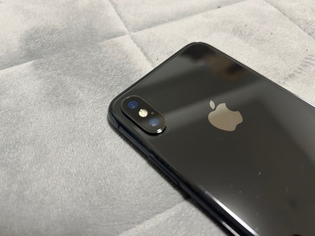 美品 北米版 iPhone X 256GB シャッター音なし SIMフリー
