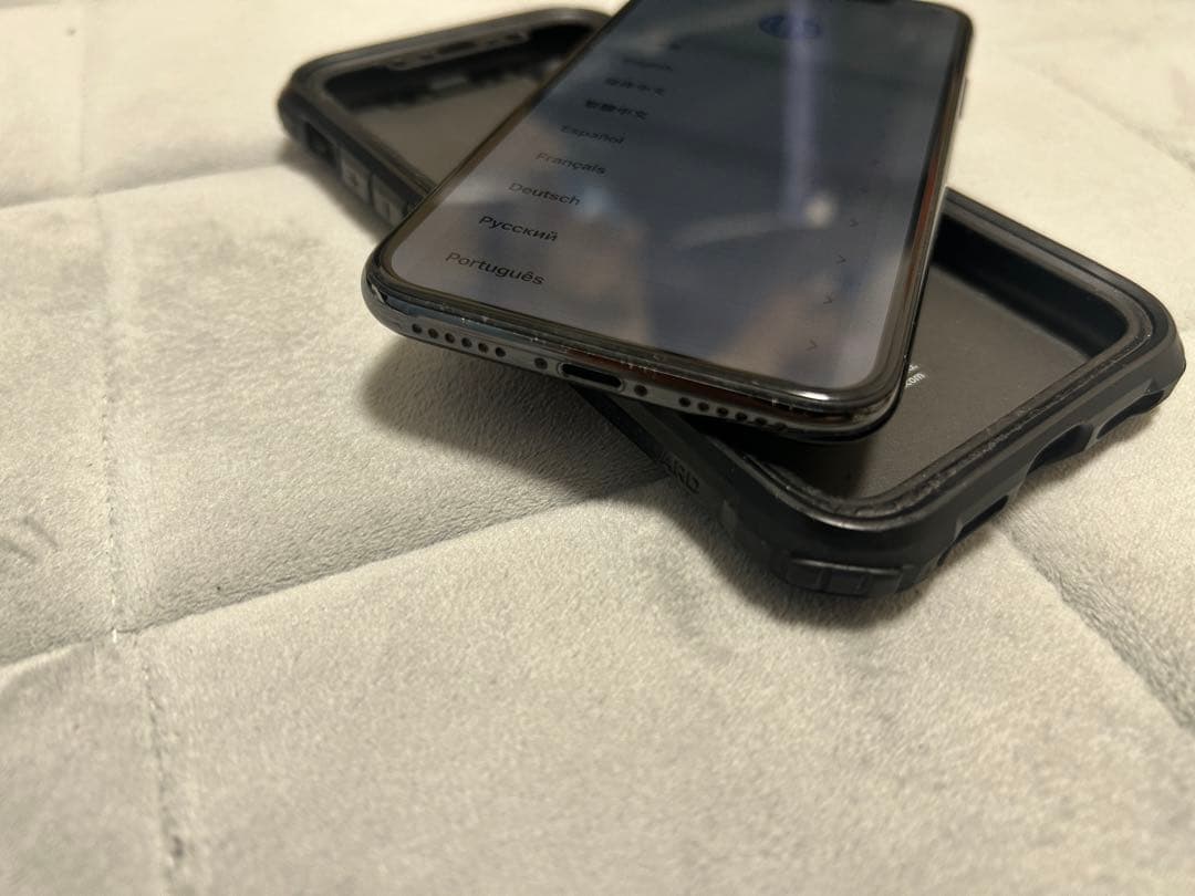 美品 北米版 iPhone X 256GB シャッター音なし SIMフリー