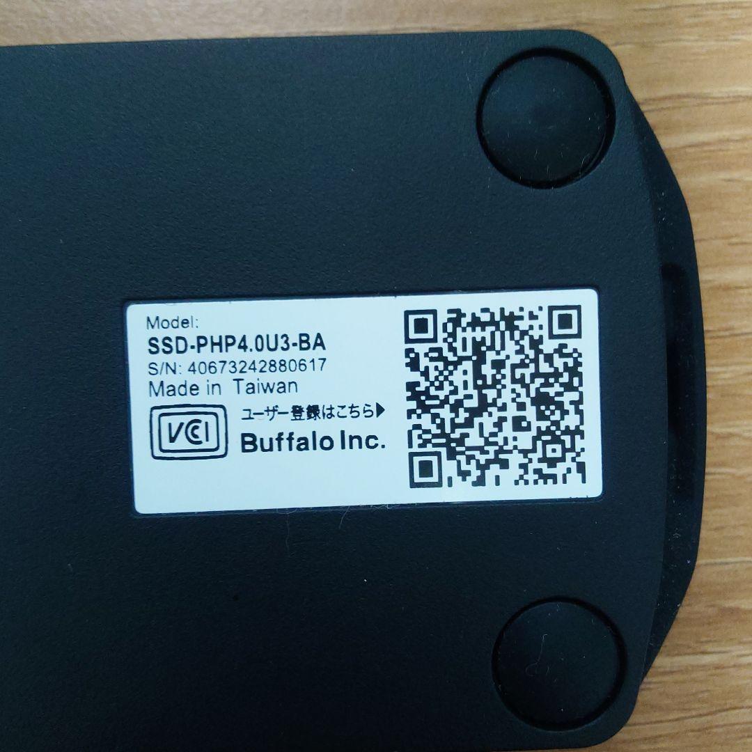【kazu】 BUFFALO 外付けSSD (4TB) (USB3.2)