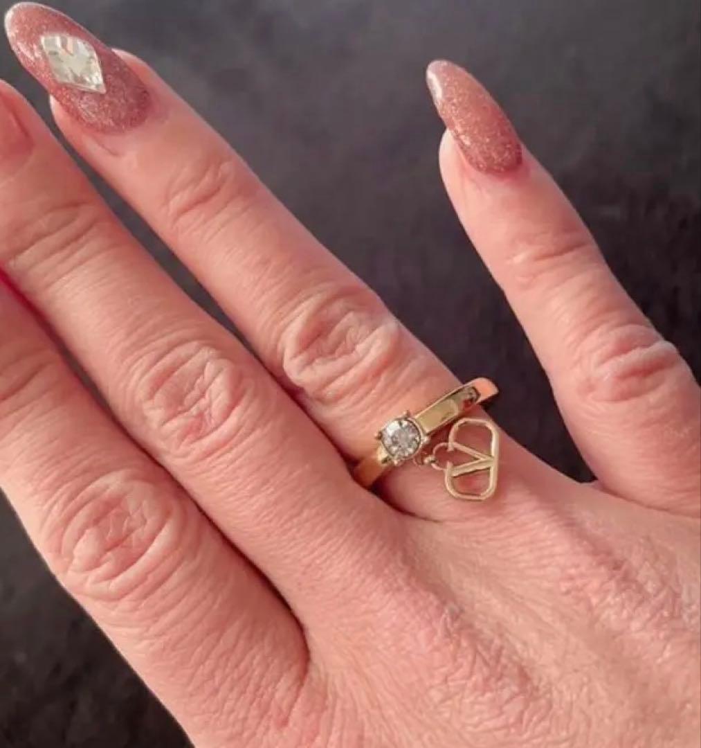 ーharukaーVALENTINO GARAVANI リング メタル