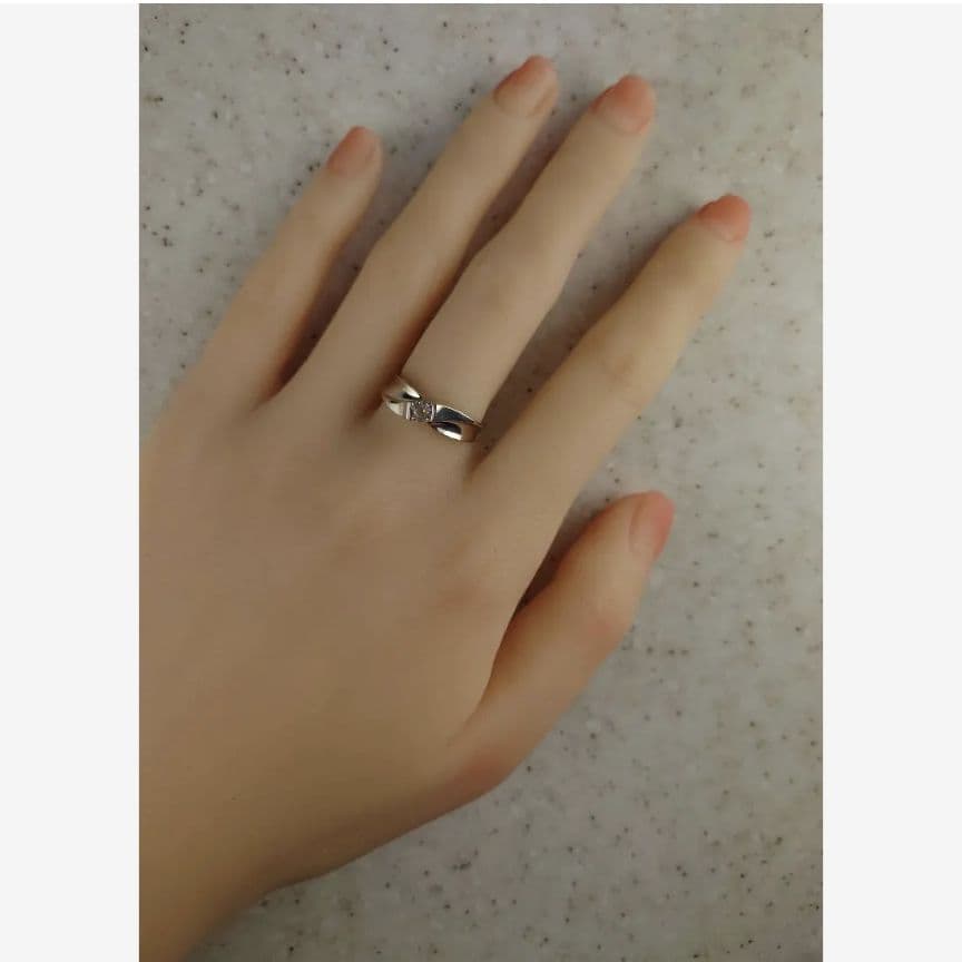 ゆきざき Ptムーンストーンリング プラチナ