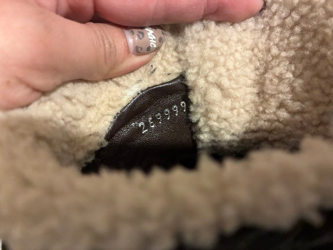 GUCCI ファー付きブーツ 7