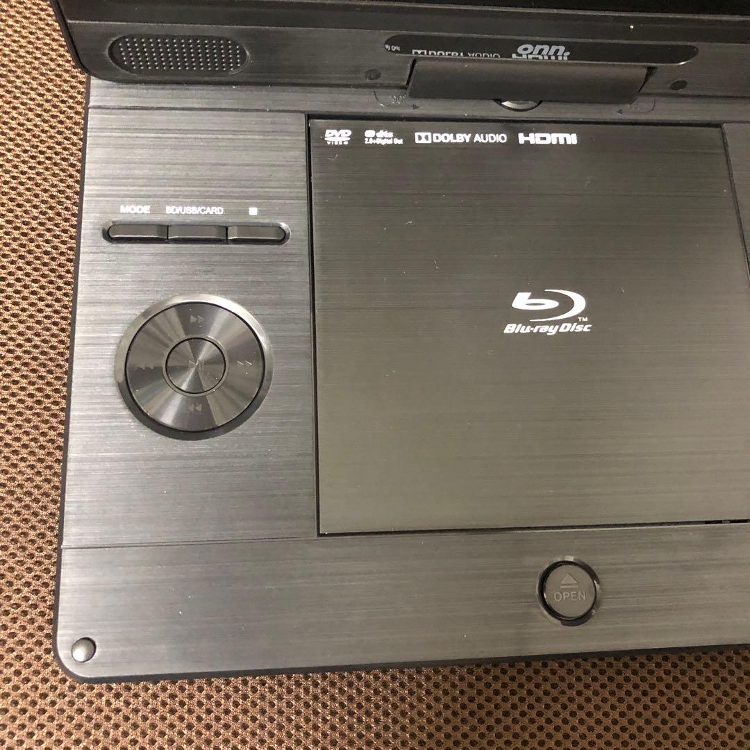 美品　ポータブル　ブルーレイプレーヤー　ONN 11インチ　100009768