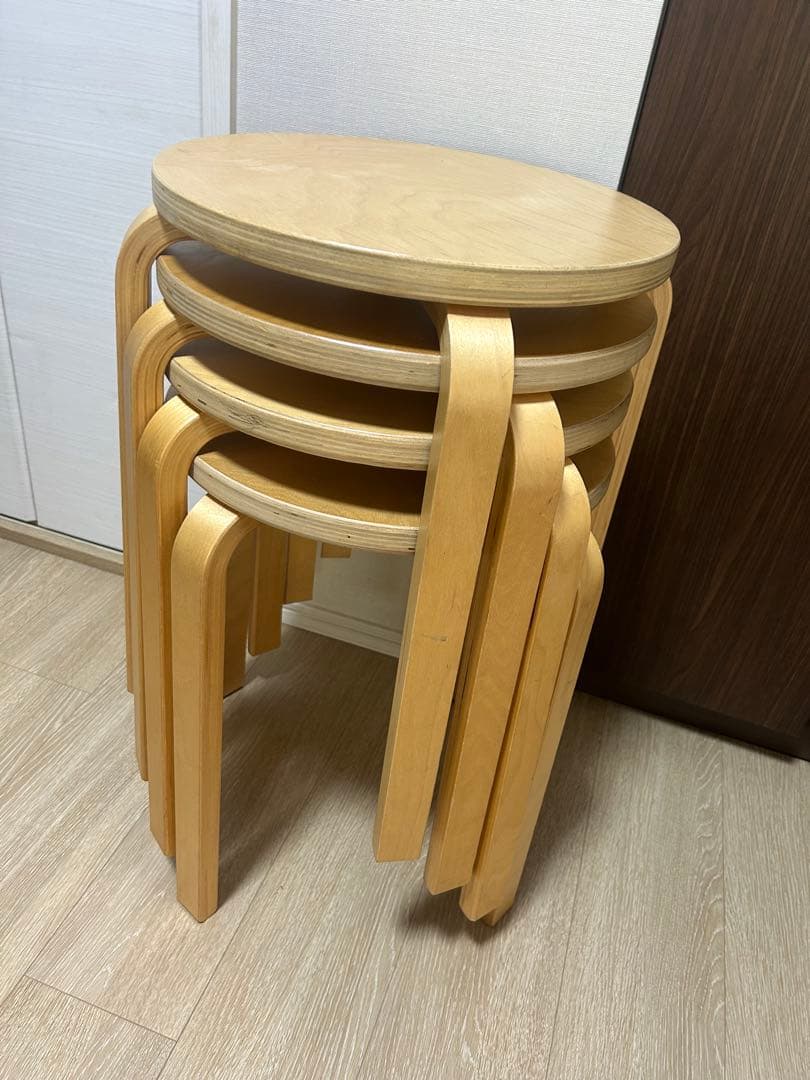 IKEA FROSTA フロスタ　スツール4脚