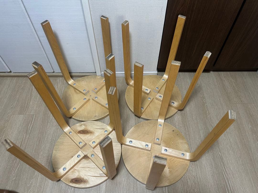 IKEA FROSTA フロスタ　スツール4脚