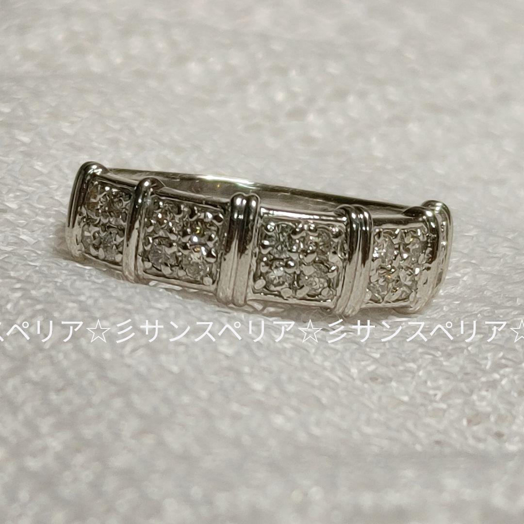 Pt900 ダイヤモンド0.50ctのデザインリング5.24g