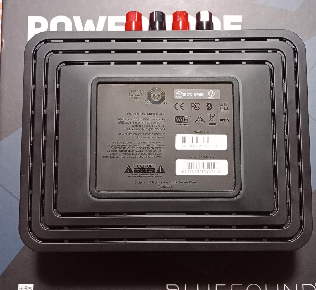 ★【美品】BLUESOUND POWERNODE N330【送料無料】