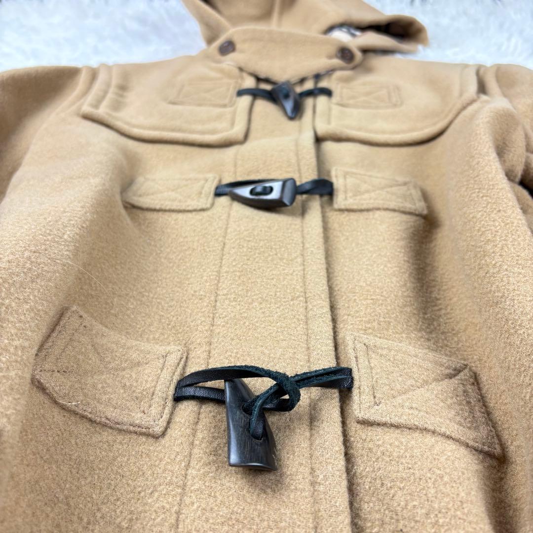 【美品】バーバリーブルーレーベル　ダッフルコート　ノバチェック　ベージュ　38M