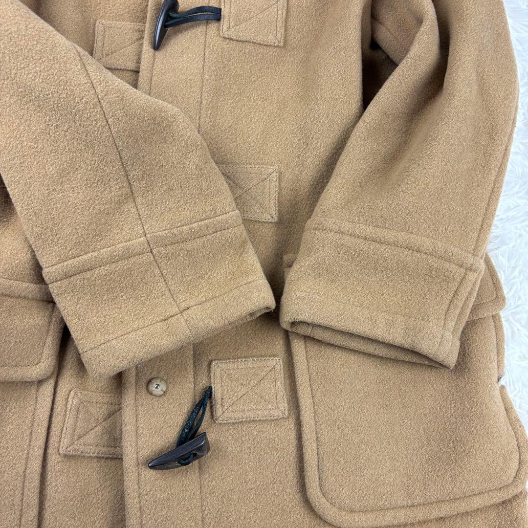 【美品】バーバリーブルーレーベル　ダッフルコート　ノバチェック　ベージュ　38M
