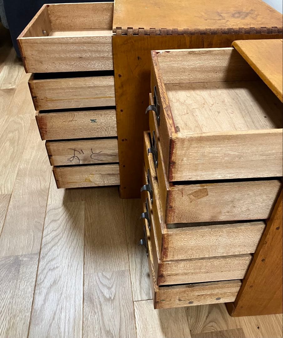 小引き出し 昭和レトロ アンティーク　引き出し　古家具　年代物　骨董