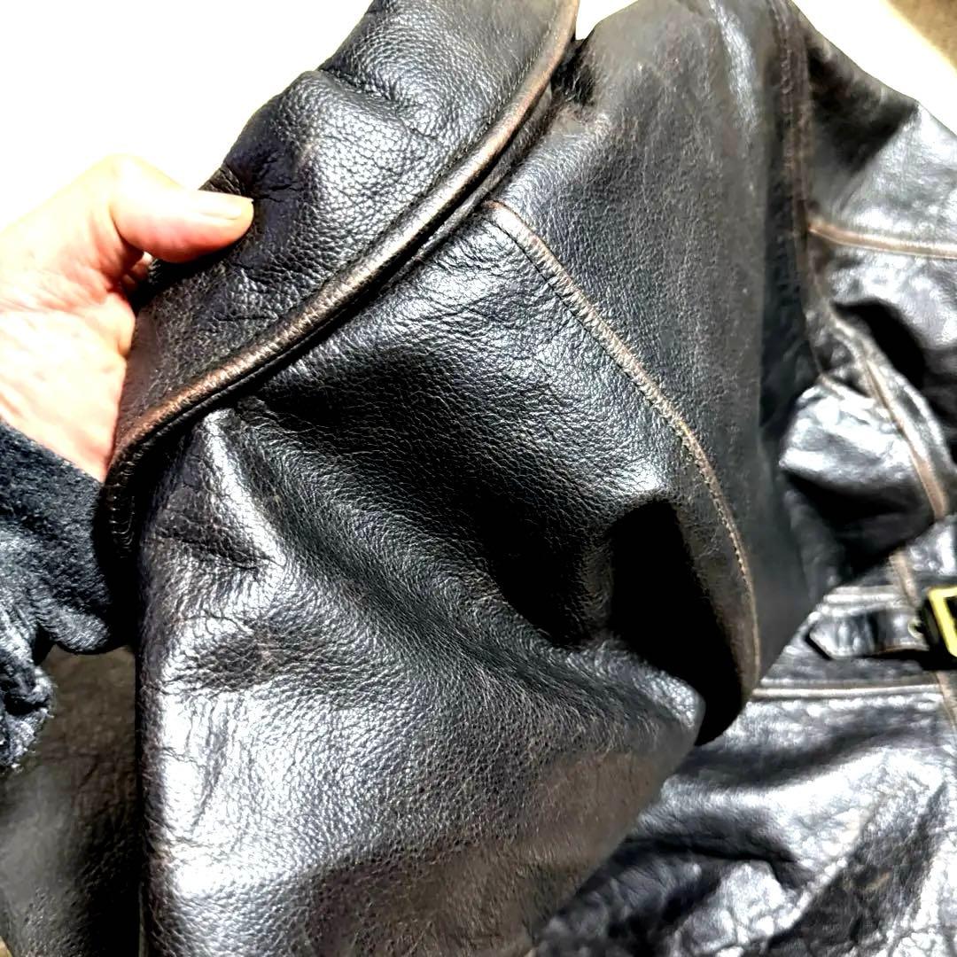 Eddie Baue レザージャケット　トラッカージャケット シングルライダース