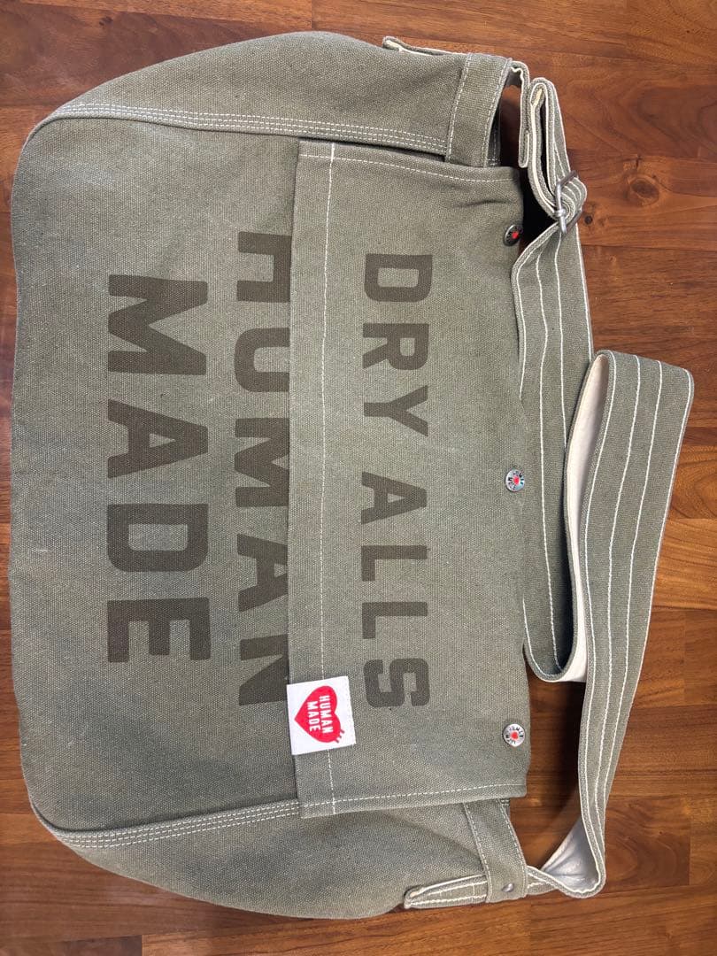 HUMAN MADE バッグ オリーブ メールバッグ